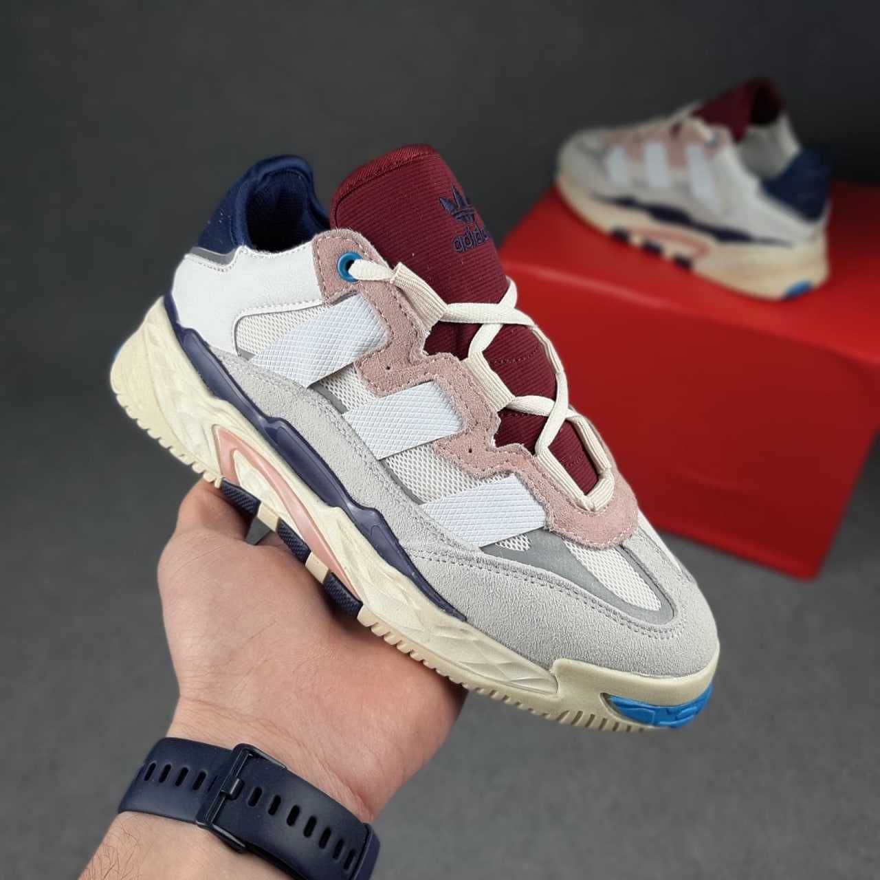 Жіночі кросівки Adidas Niteball різнокольорові 20736 ЗНИЖКА