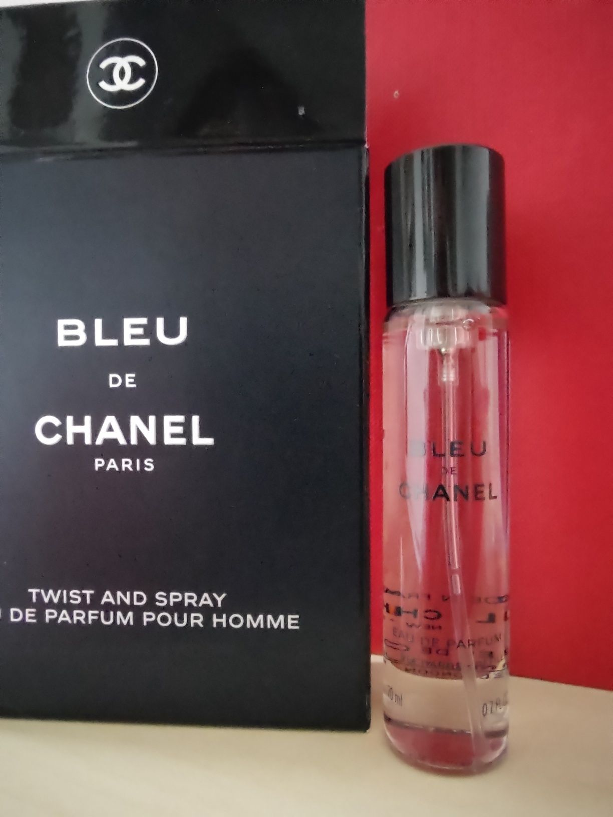 Bleu de Chanel męski perfum 2x20 wkład nowy