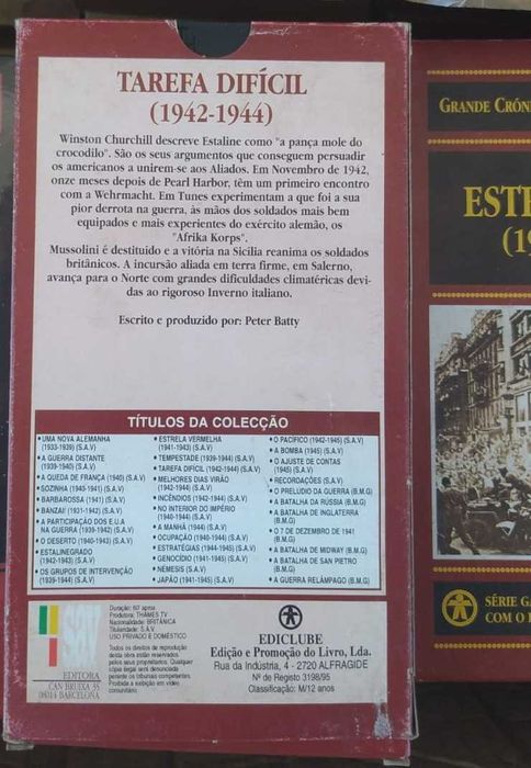 Grande Crónica da II Guerra Mundial VHS