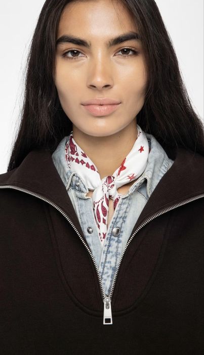 Толстовка с вышевкой Zadig & Voltaire