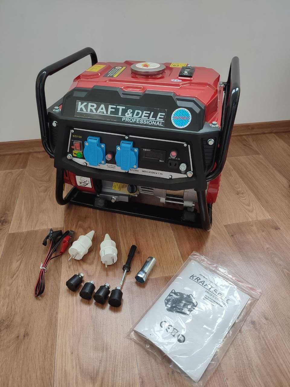 Економний Генератор  Kraft&Dele KD150 1,5кВт +2л оливи