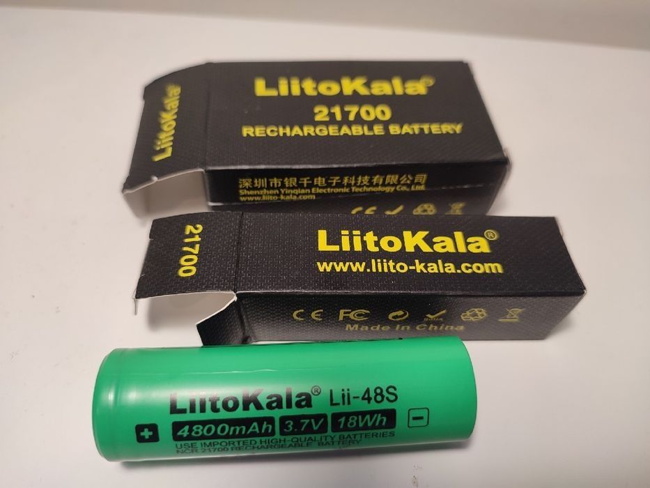 ogniwo akumulator Li-ion 21700 Liitokala 4800 mAh