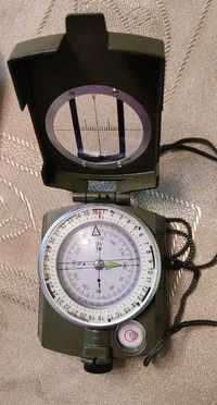 KOMPAS WOJSKOWY 2 w 1 pryzmatyczny mapowy kompas