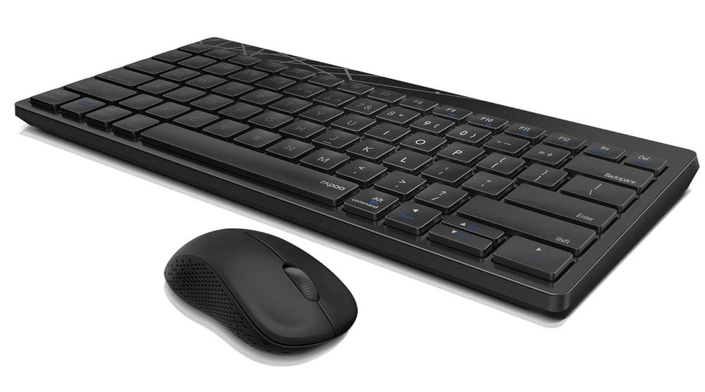 Rapoo 8000M Multi - Mode, Bezprzewodowy, Wireless, Bluetooth, Czarny