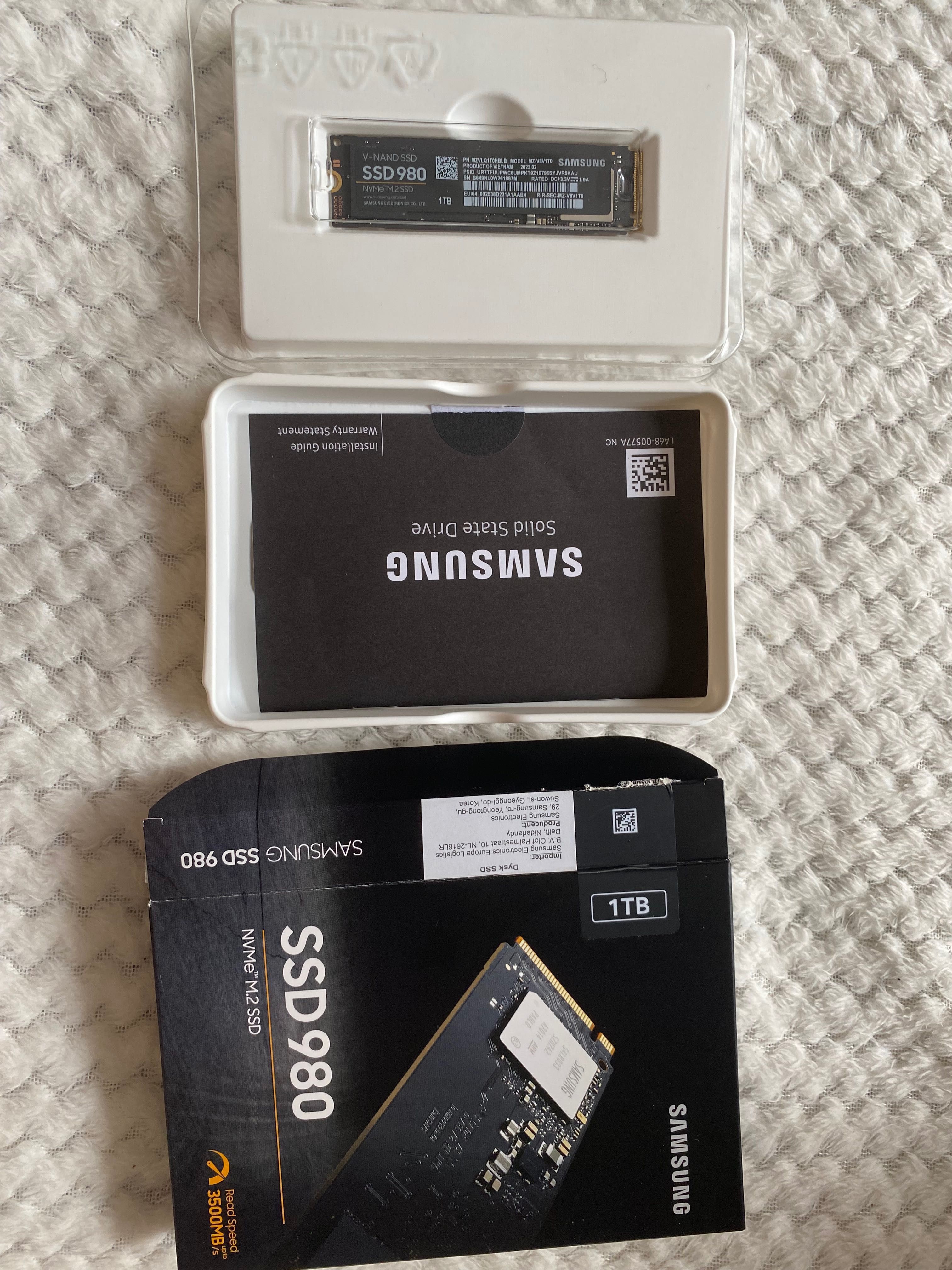 Nowy Ssd m2 1tb Samsung 980