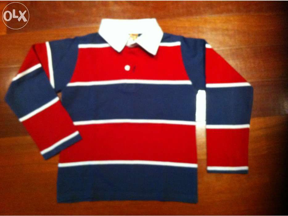 Polo de manga comprida para rapaz, 10 anos