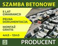 Szamba Betonowe 10m3 i inne Zbiorniki na Deszczówkę, SZAMBO , Piwnica