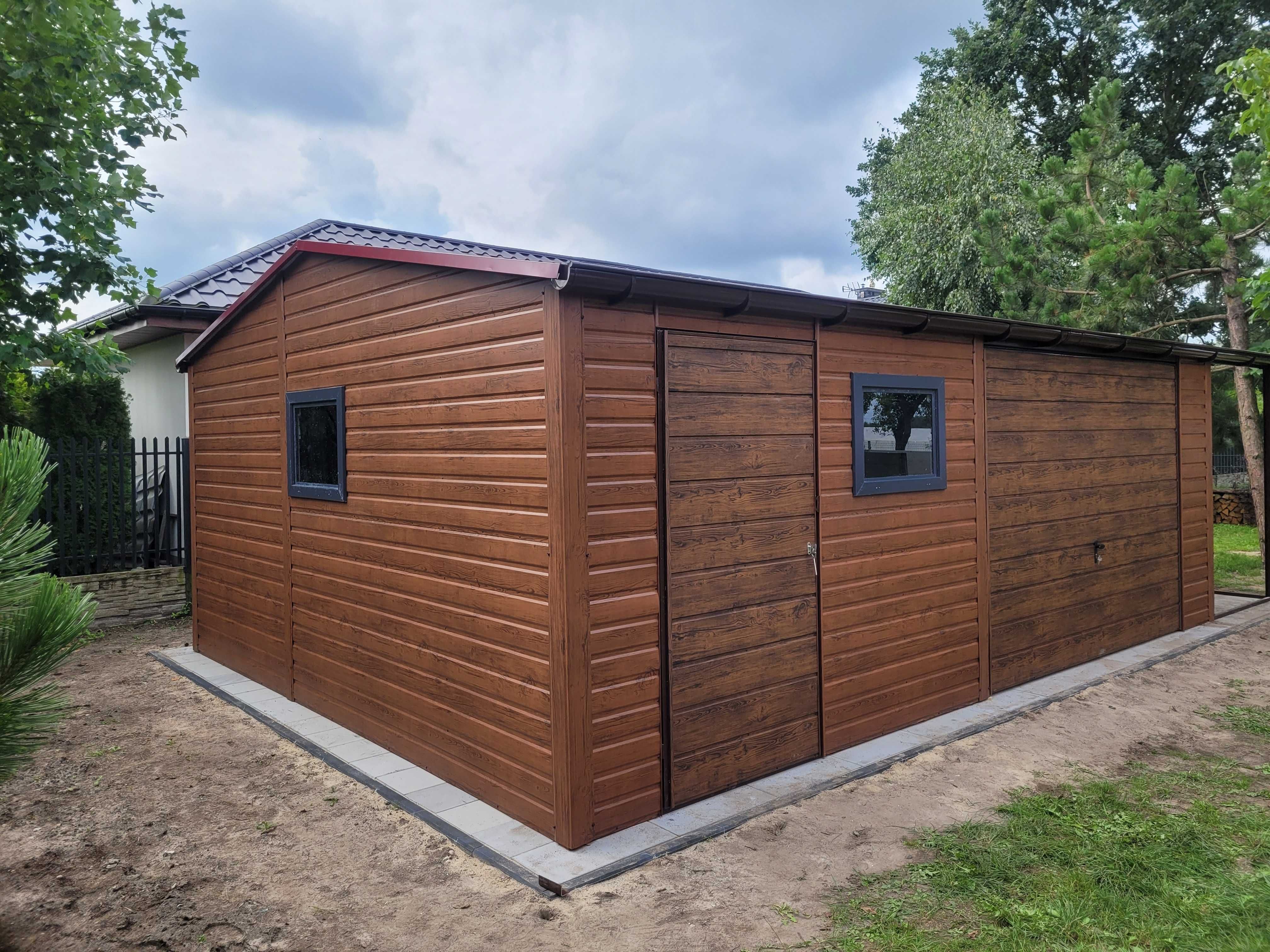 Blaszak garaż blaszany schowek magazynek wiata 3x6
