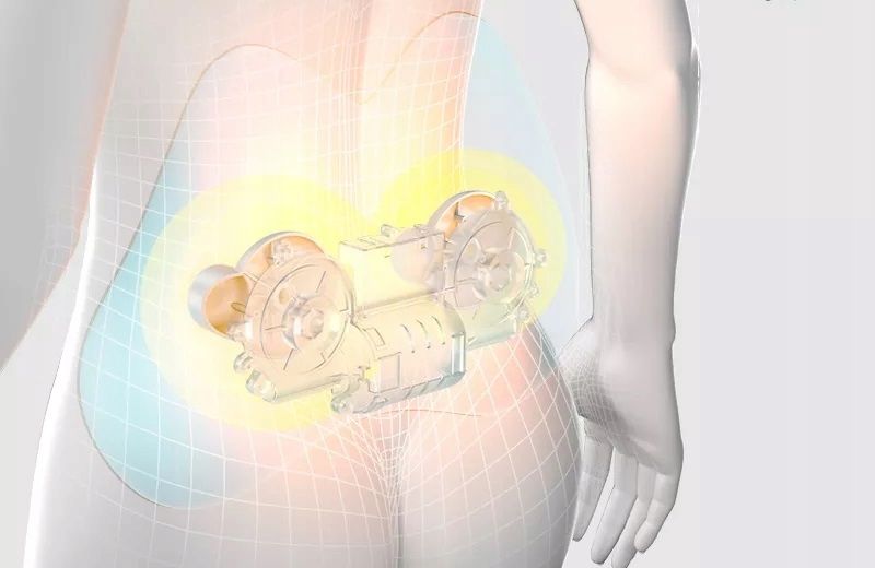 Poduszka masująca lędżwie Shiatsu do masażu ciała pleców bezprzewodowa