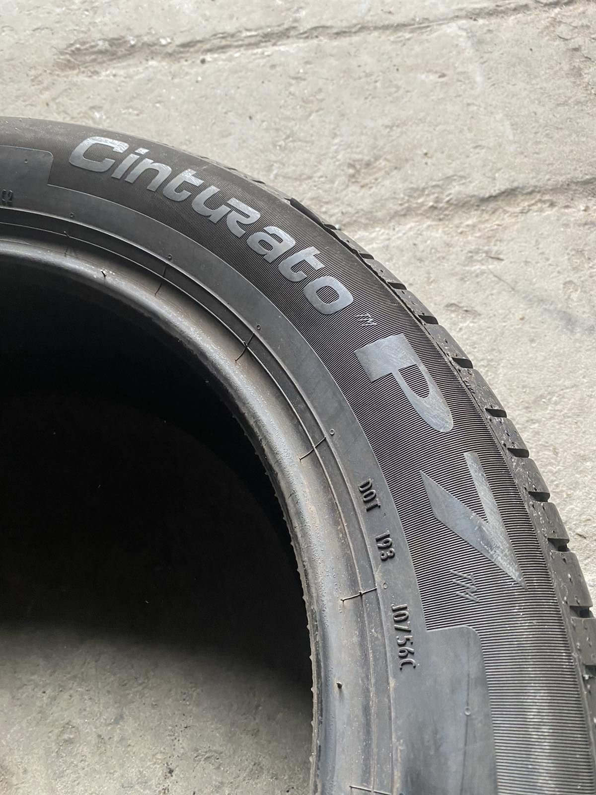 215.55.17 Pirelli 4шт лето БУ склад шины резина из Европы 55 R17