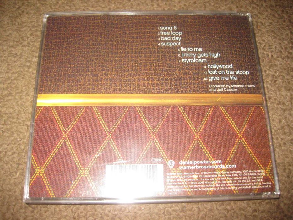 CD do Daniel Powter/Portes Grátis!