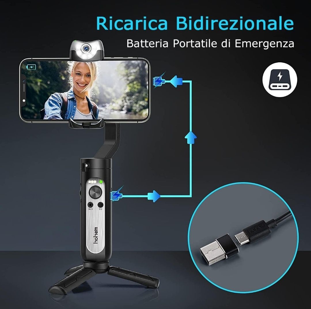 Gimbal para smartphones com AI track