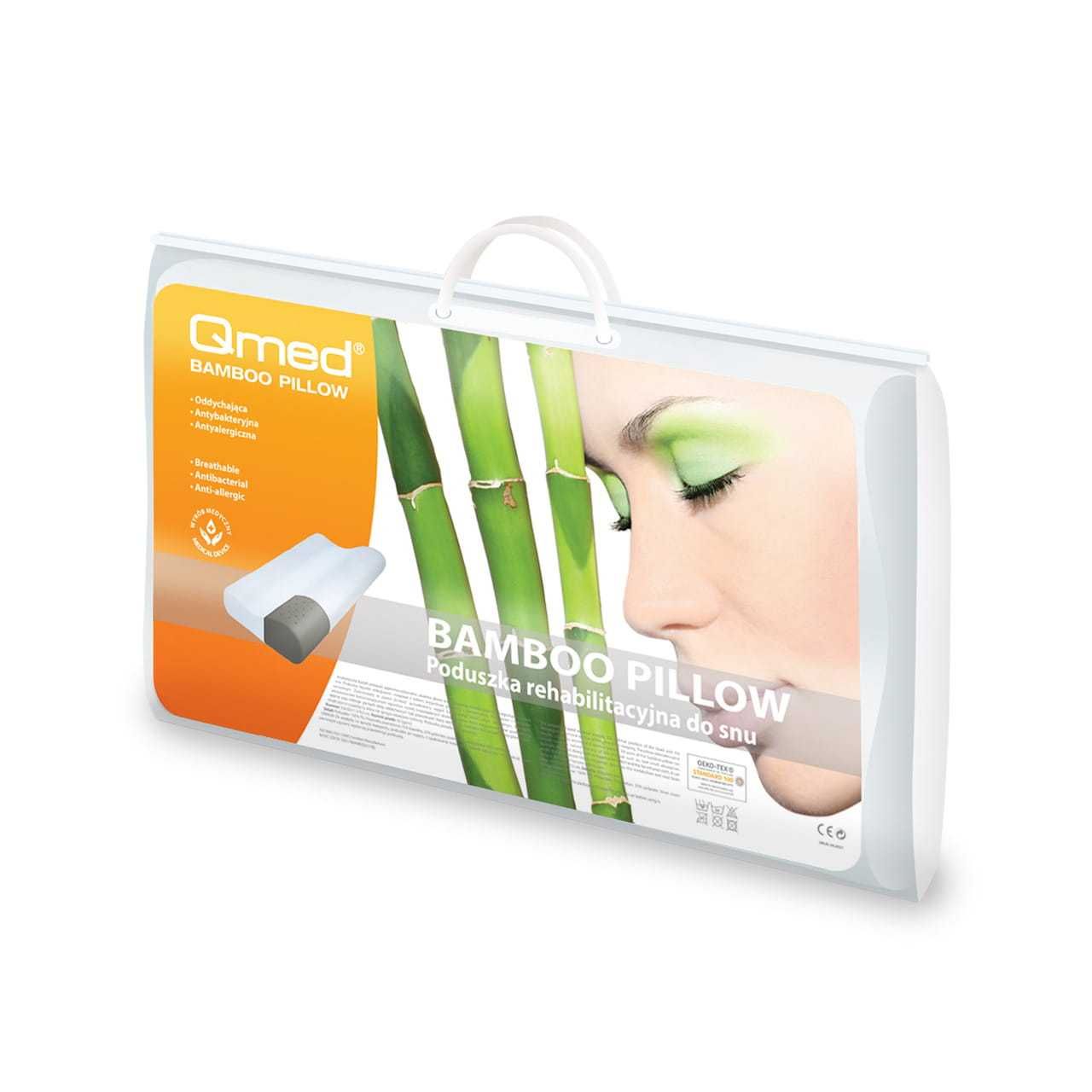 Bambusowa poduszka profilowana QMED Bamboo Pillow