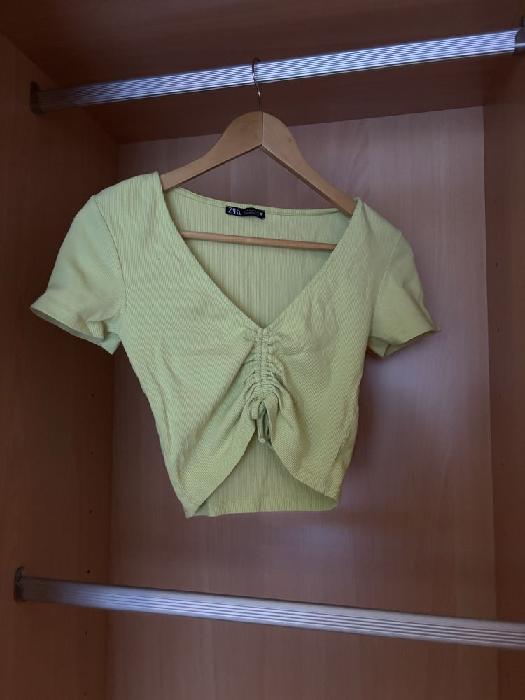 Top Verde Lima Zara