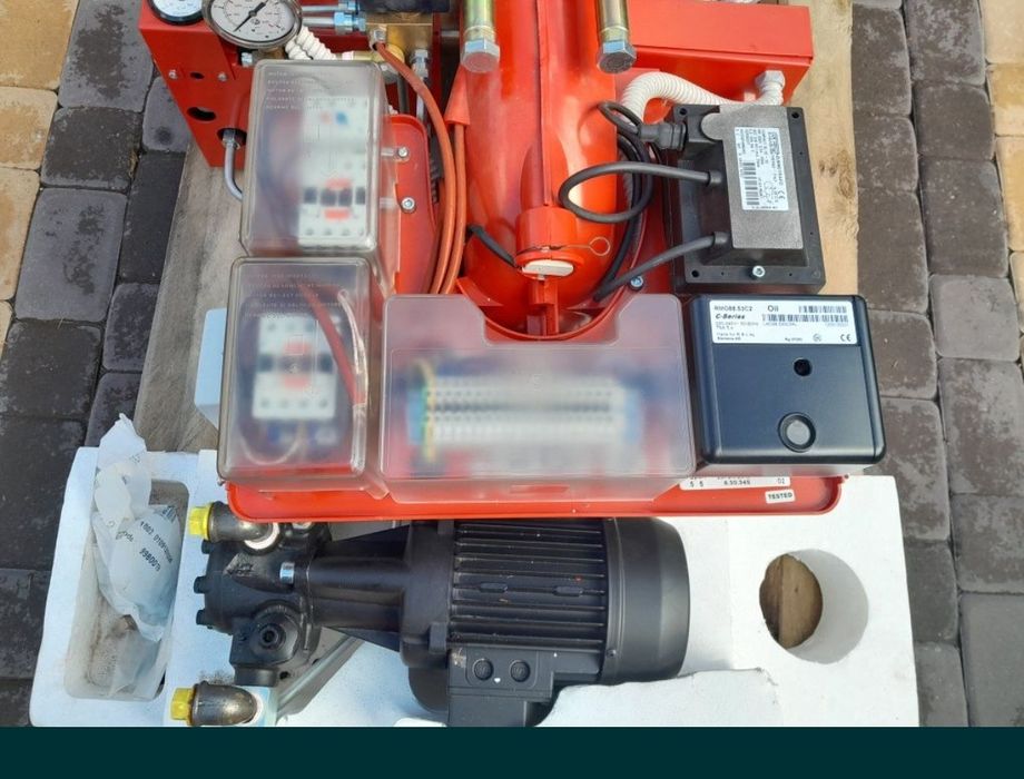 Palnik Riello olej zużyty olejowy