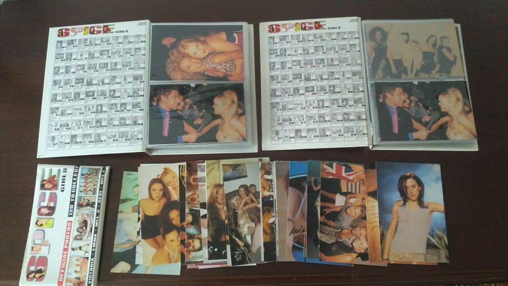 2 Official Spice Girls Photo Albuns + 34 Fotos Extra