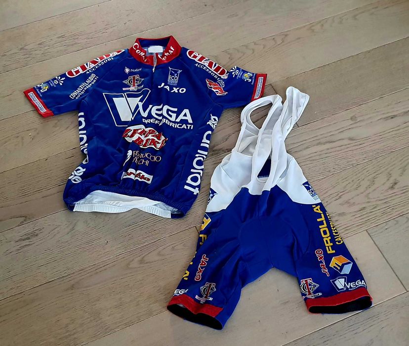 Komplet odzież rowerowa męska S koszulka spodenki