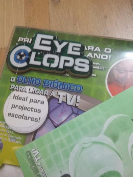 Eye Clops, o Olho biónico. permite ligação a TV