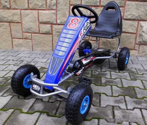 Mega Gokart Pompowane koła do 60kg