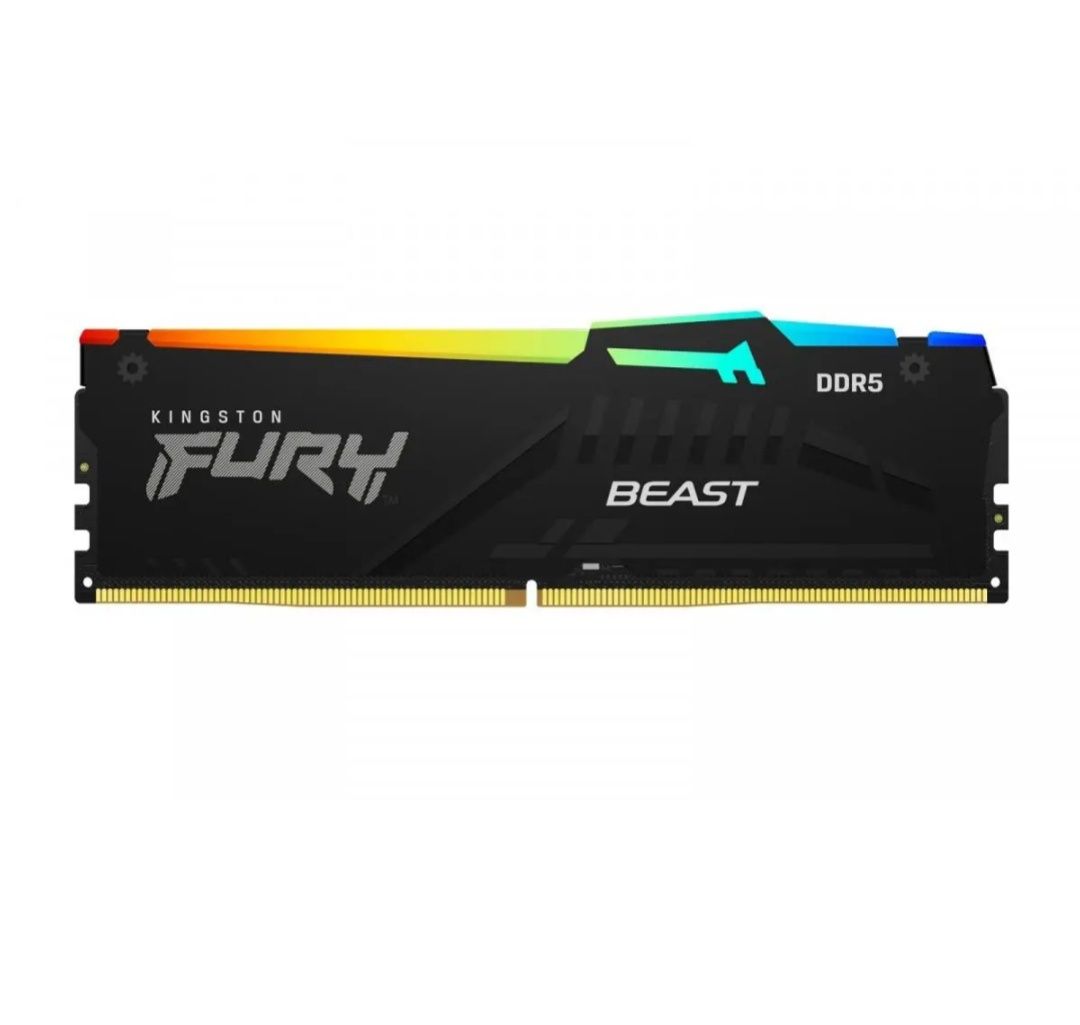 Pamięć RAM Kingston FURY Beast RGB DDR5 64GB (2 x 32GB) 5200 CL40