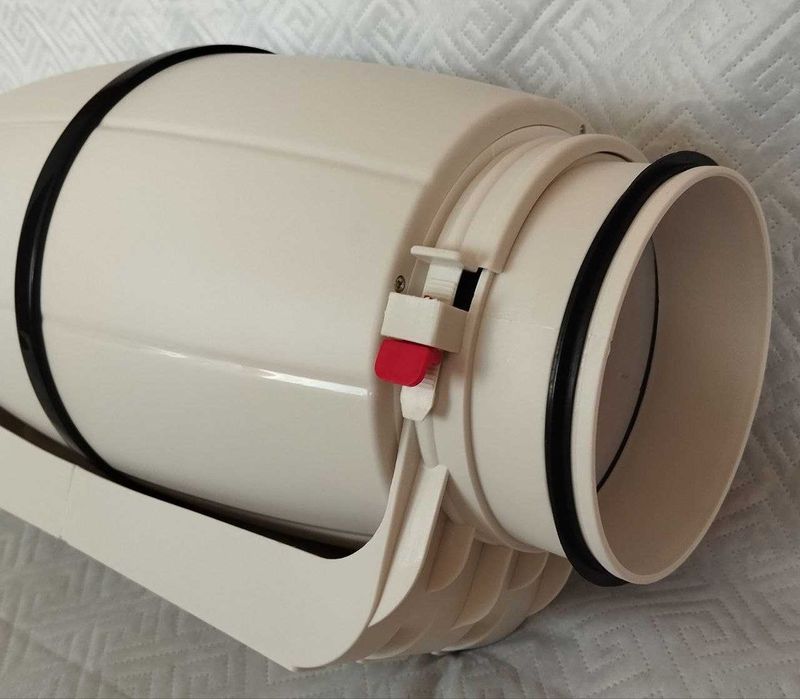 Тихий канальний вентилятор HF-150 silent в шумоізольованому виконанні