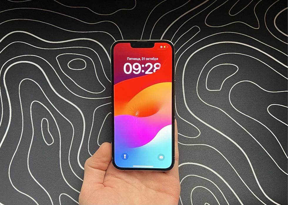 Дешевый iPhone 13 PRO - 128 гб - 73% АКБ - NEVERLOCK - GRAPHITE