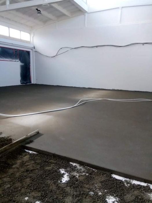 Posadzki cementowe, chudy beton, Anhydryt