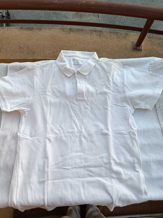 Polo Branco Primark Tamanho M