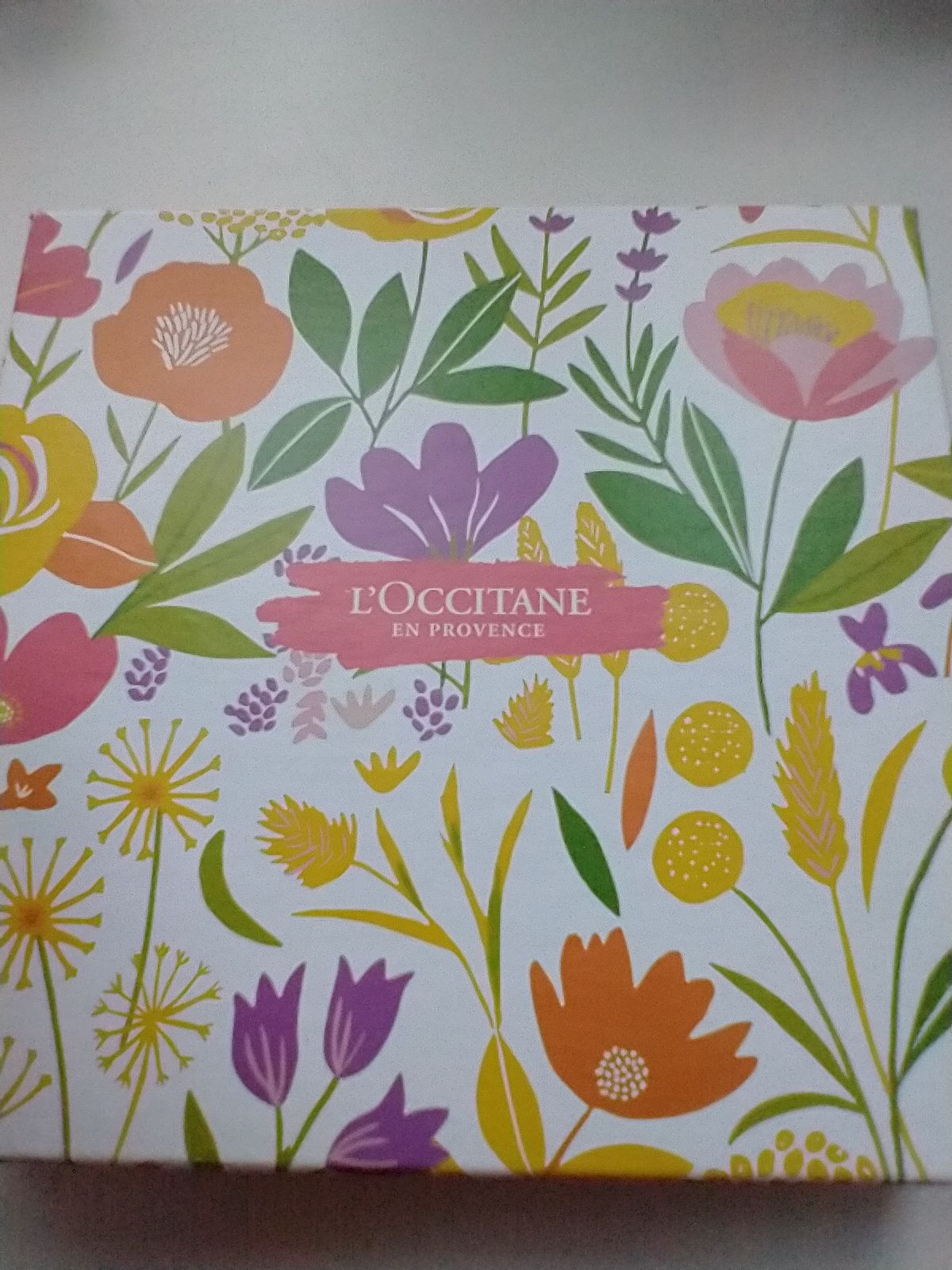 L'occitane fleurs & cerisier zestaw EDT 7,5 ml , bath gel, hand cream