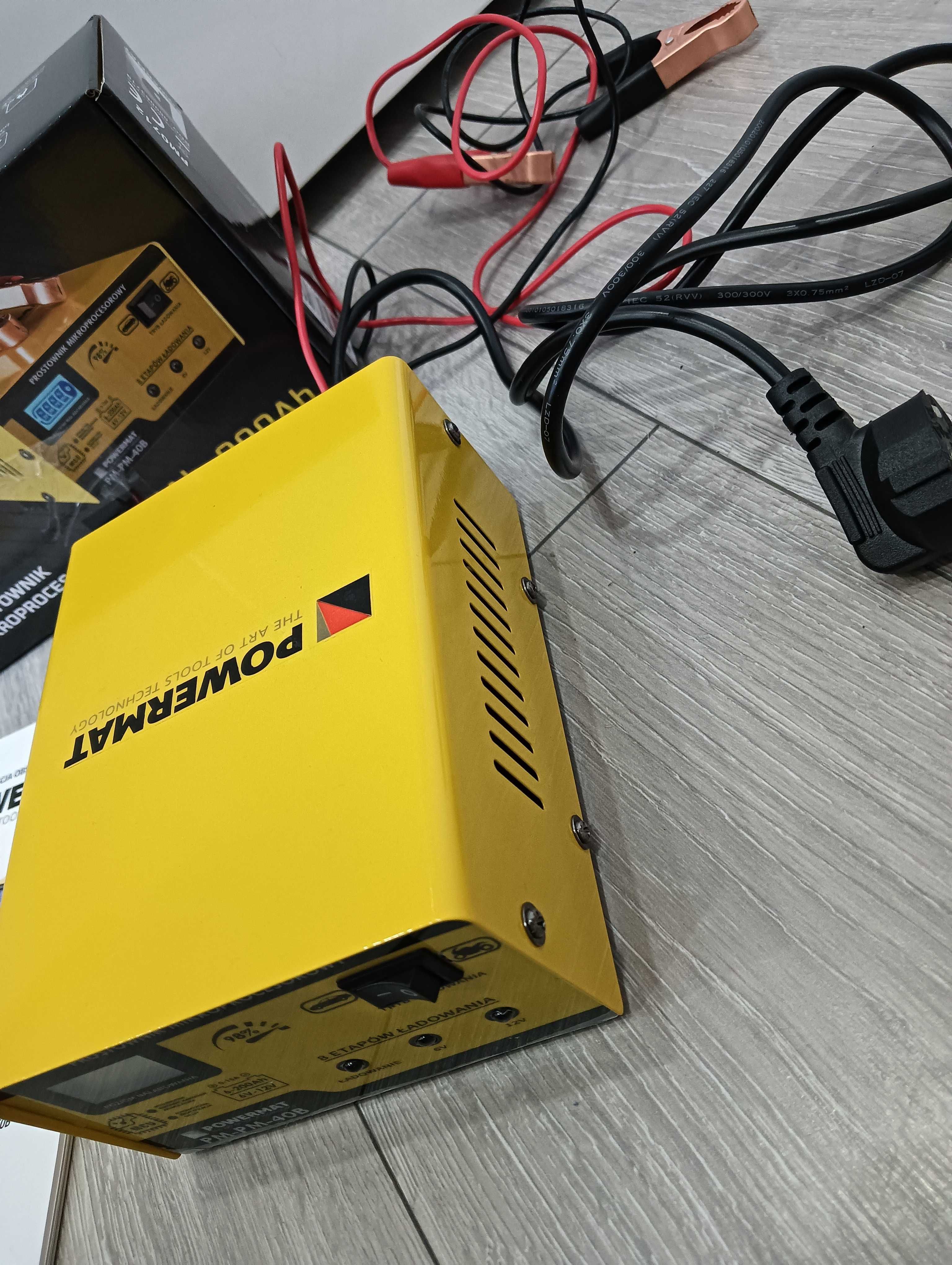 ładowarka   MIKROPROCESOROWY Akumulatorowy 6V / 12V prostownik 15A