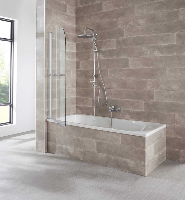 Parawan prysznicowy, kabina prysznicowa, Parawan nawannowy NOWY 80cm