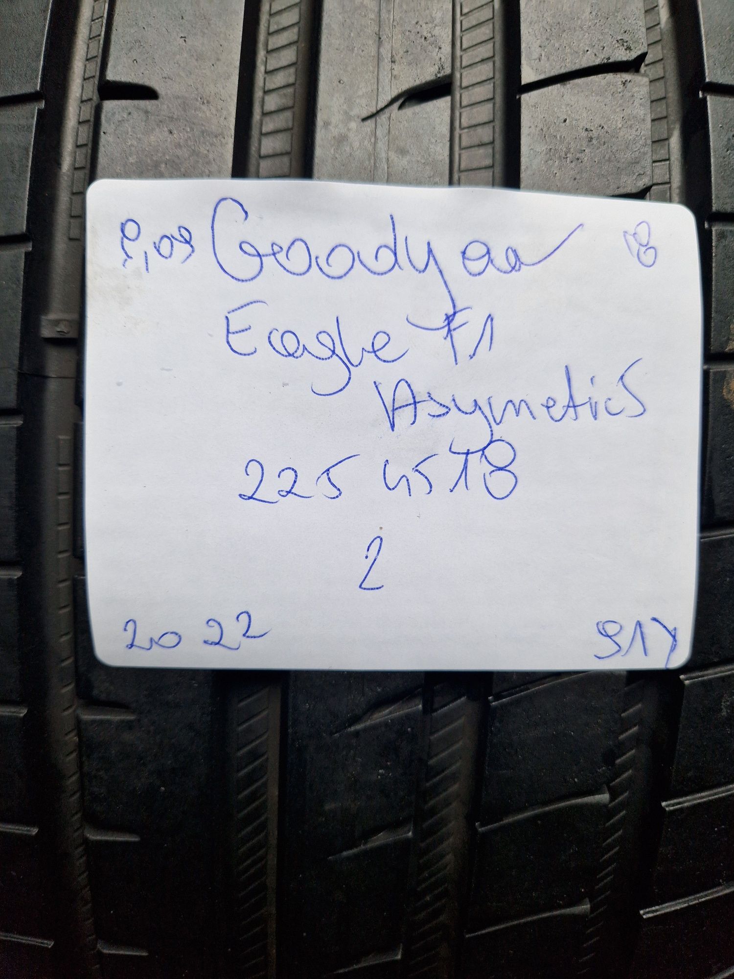 225/45/18 225/45R18 Goodyear 2022 lato