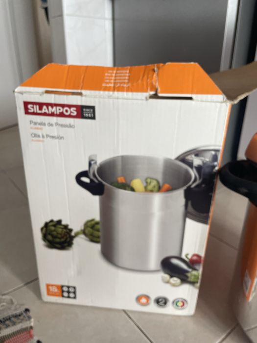 Panela pressao Silampos 18L NOVA