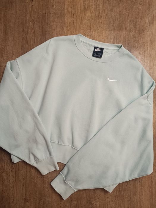 Miętowa bluza Nike damska s oversize