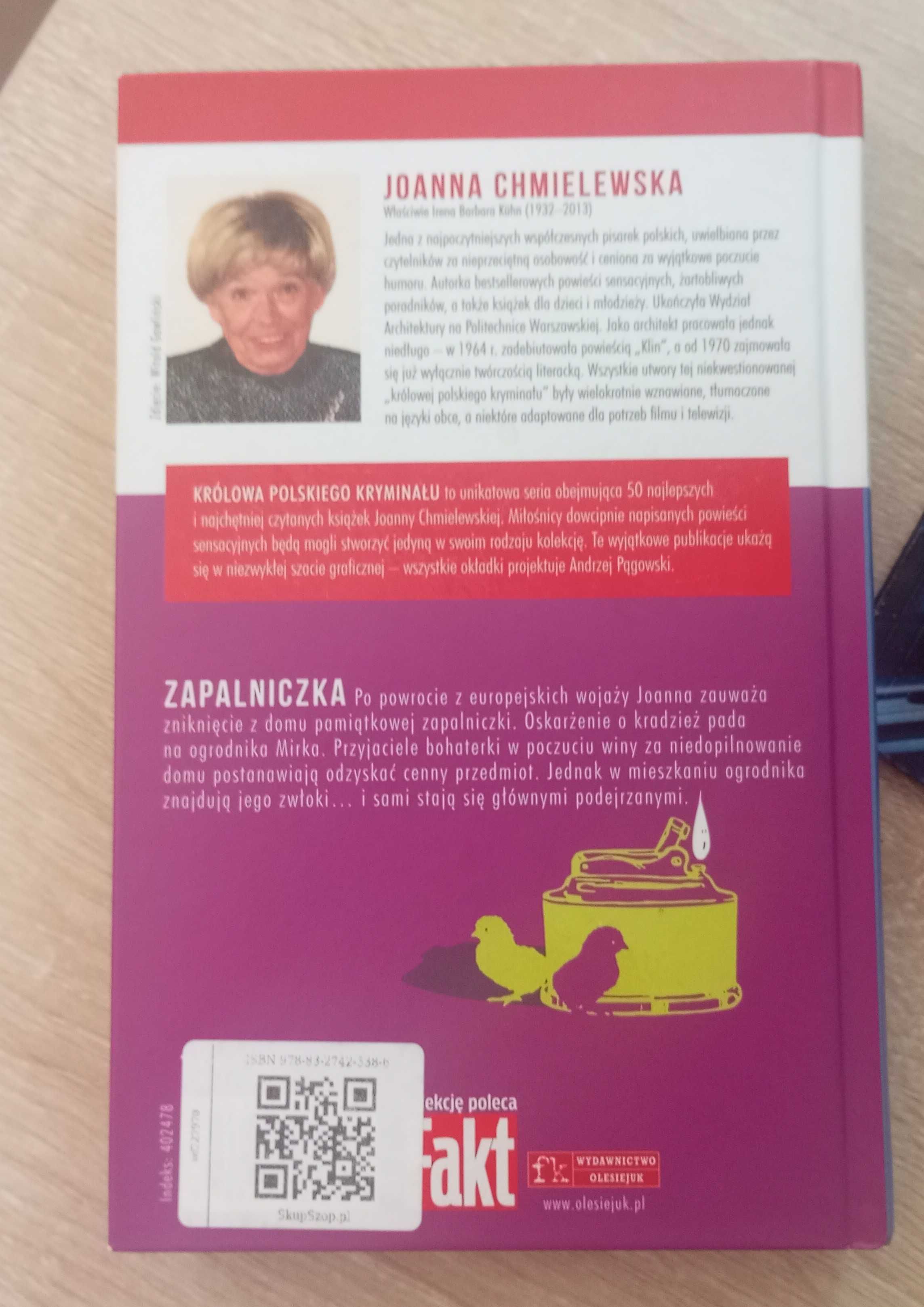 Joanna Chmielewska "Złota mucha", "Zapalniczka"