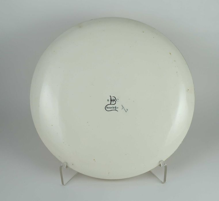 Pratos Majólicas Francesa Antiga Art Nouveau Choisy Le Roi, cada