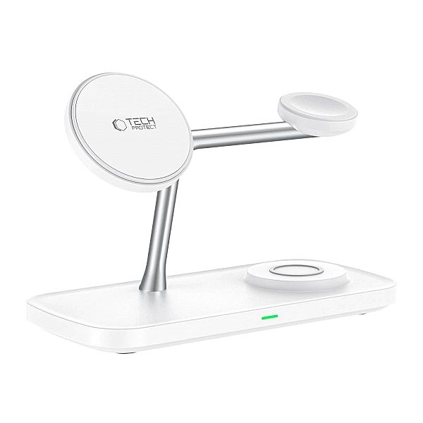 Ładowarka bezprzewodowa Tech-Protect QI15W-A45/3w1 z MagSafe do urządz