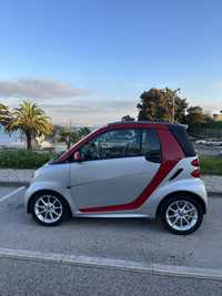 Smart cabrio capota em ganga