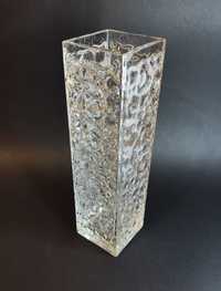 Wazon szklany wg projektu Emila Funke - lata 60 - niższa cena