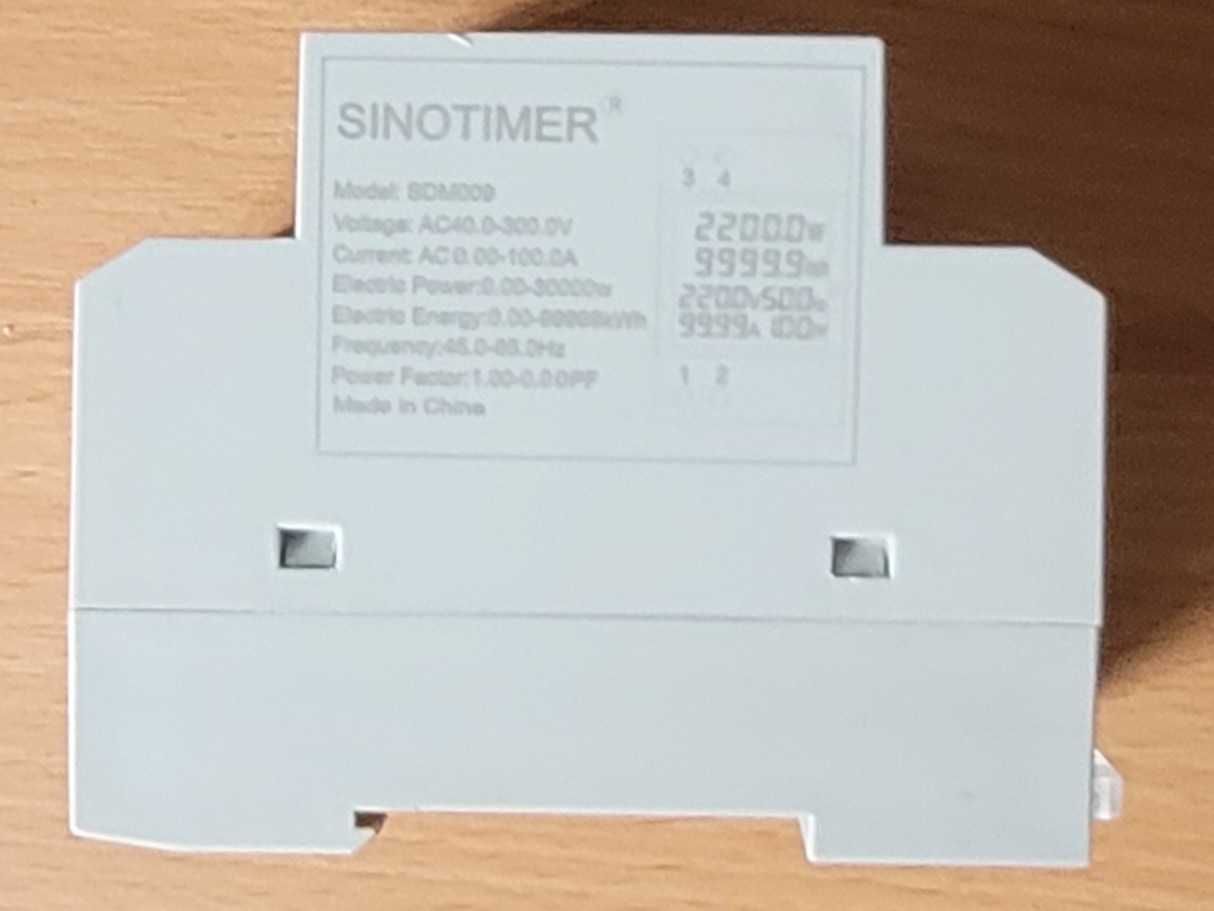 Multimetr DIN LCD AC 250–450V jednofazowy z transformatorem
