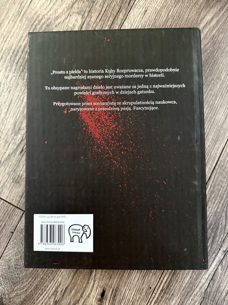 Prosto z piekła Alan Moore timof komiks NOWY