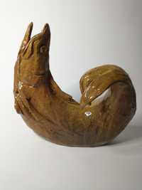 Unikatowa rzeźba ceramiczna Ryba