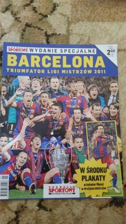 Przegląd Sportowy wydanie specjalne. Barcelona triumfator LM 2011