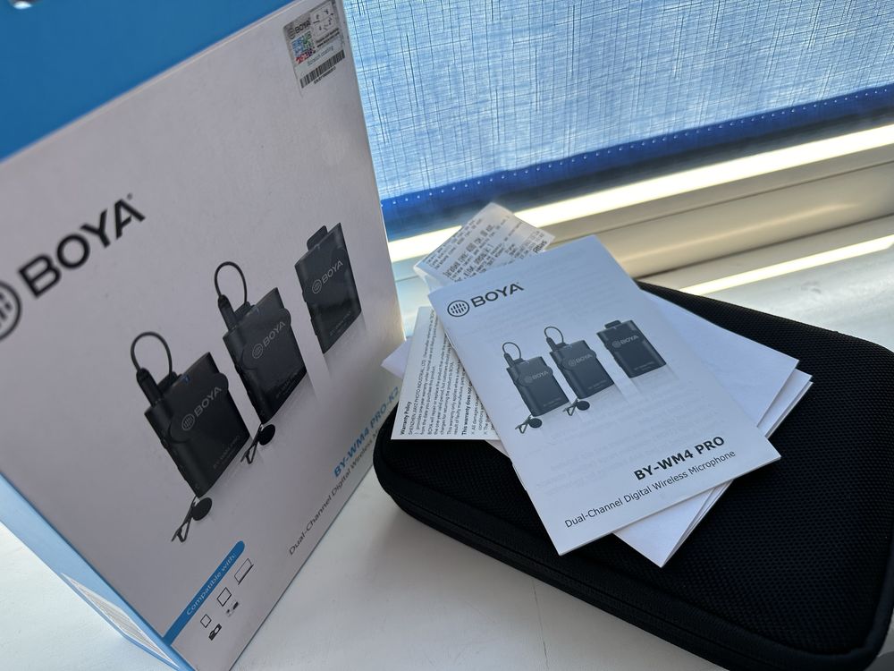 Радіо петлички Boya BY-WM4 Pro-K2 для двох спікерів