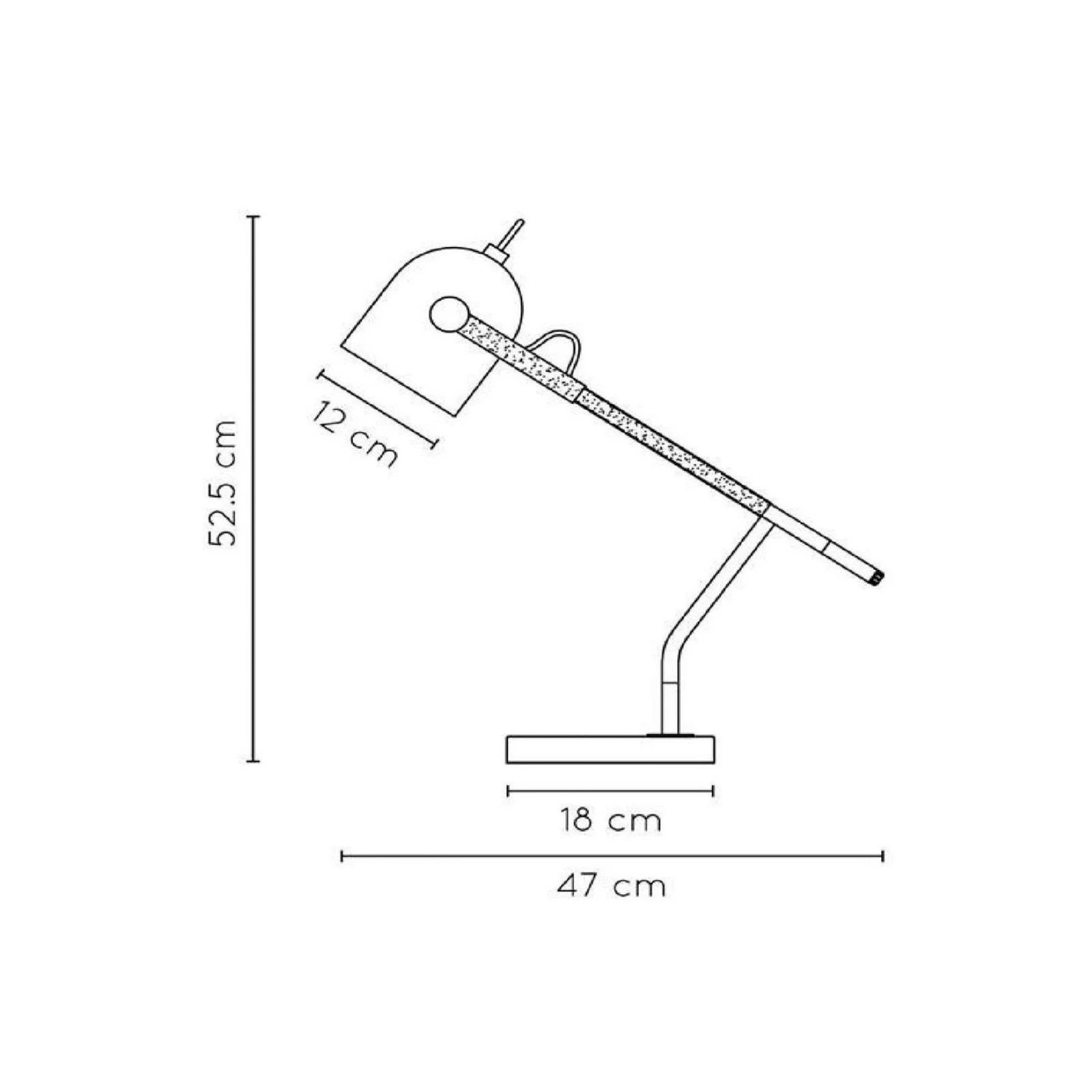 Lampka Lucide design skóra