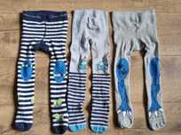 3x geterki, rajstopki, dziecięce chłopięce unisex, rozmiar 80