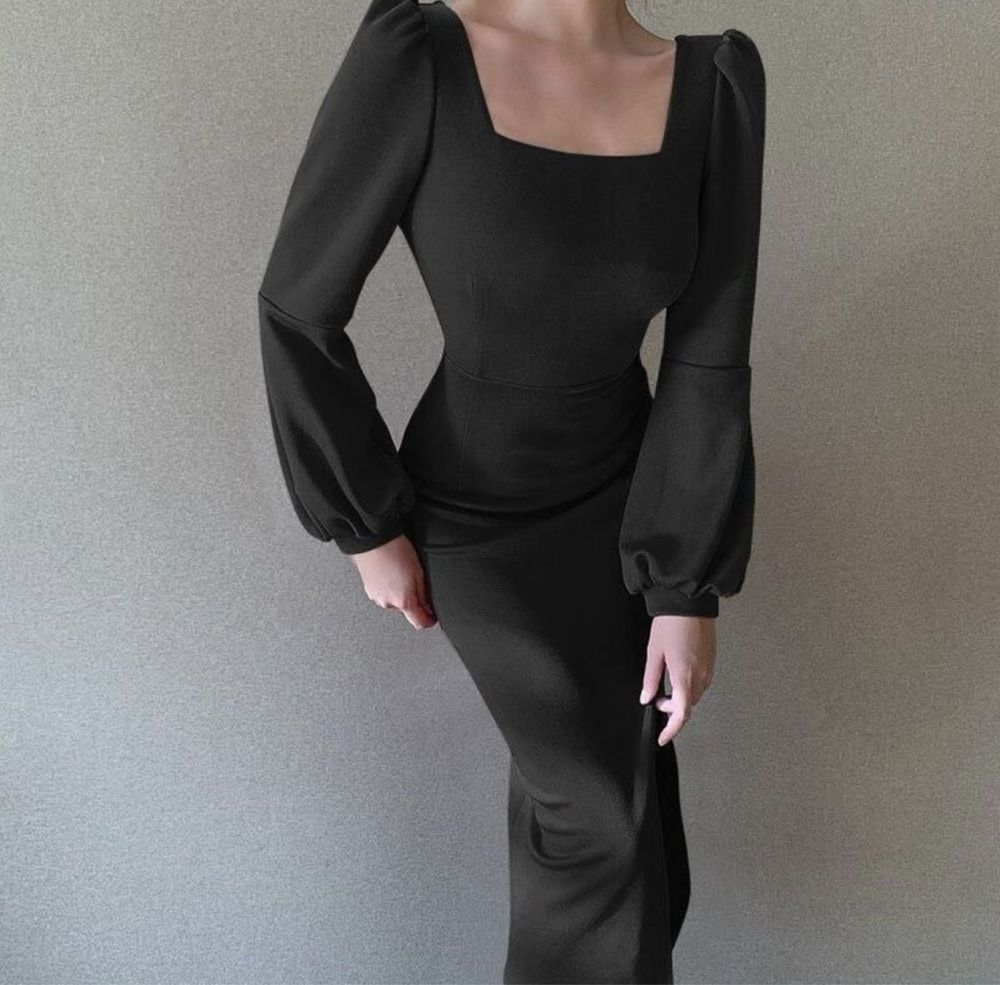 Класична чорна сукня 44 розміру