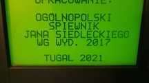 Pieśni i teksty z Śpiewnik Jana Siedleckiego do Tugal Benedictus