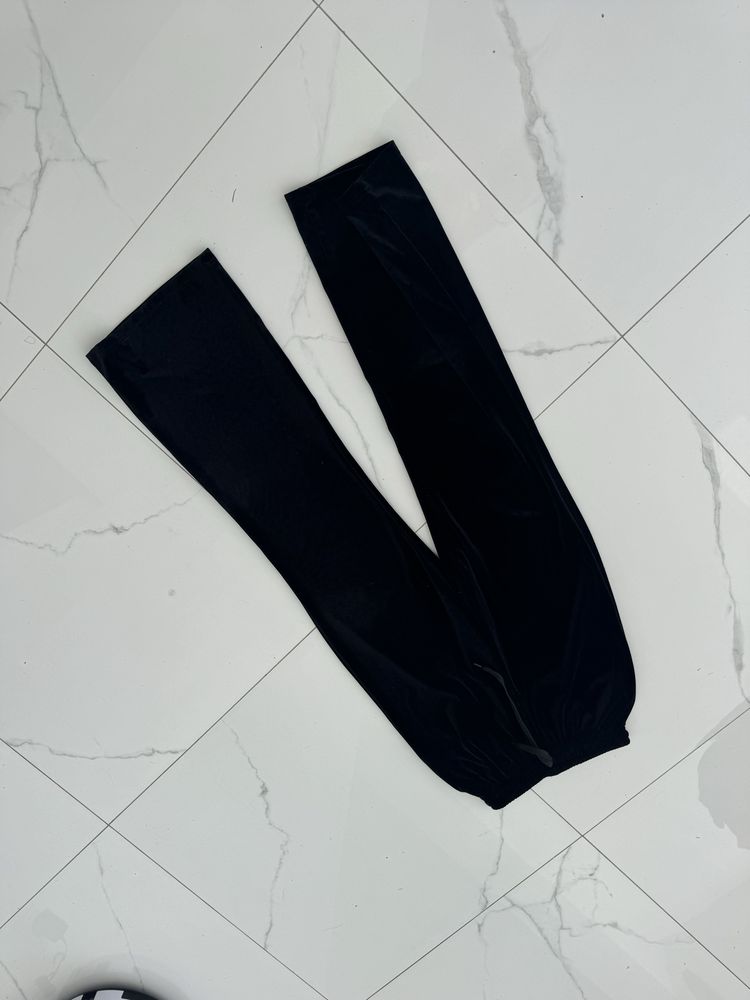 Czarne spodnie Juicy S welourowe szerokie spodnie Juicy S