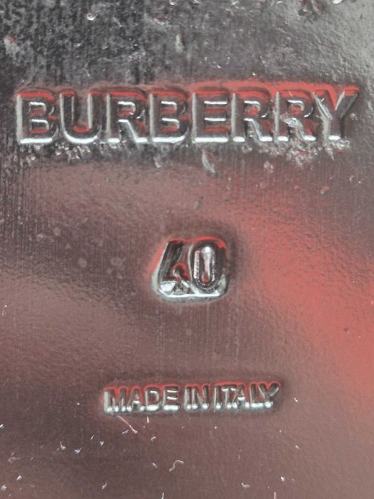 Burberry Męskie Loafers US 7 EU 40 Black Croftwood Check Leather